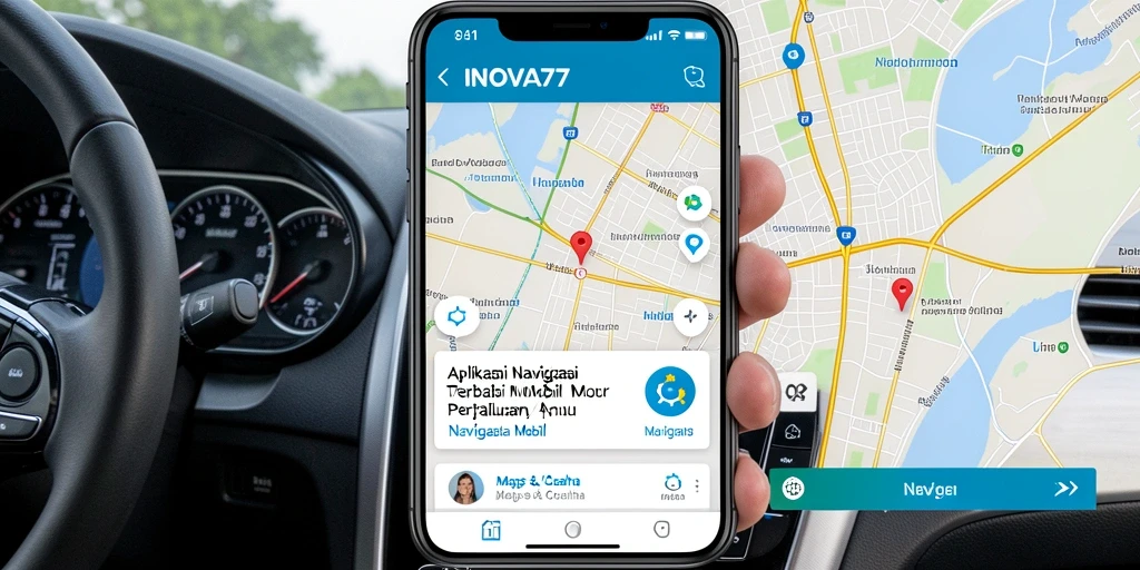 Antarmuka INOVA77 yang user-friendly dan informatif.
