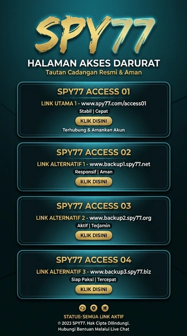 Tampilan link alternatif spy77